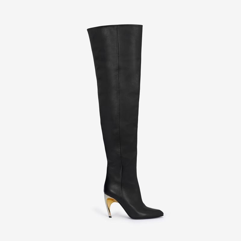 ALEXANDER MCQUEEN - Armadillo Thigh-high Boot - Item 780672WIEG21399